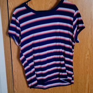 Stripped short sleeve